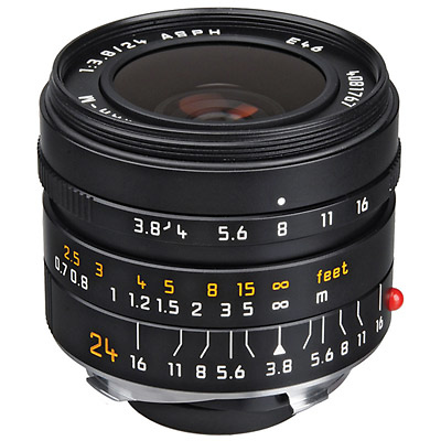 24mm f/3.8 Elmar-M Aspherical Manual Focus Lens (Black) Image 1