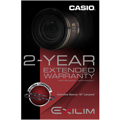 2 Year Extended Casio Digital Camera Warranty Image 0