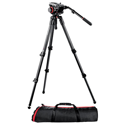 504HD Head with 535 3-Stage Carbon Fiber Tripod Kit Image 0
