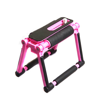 Flip Cage Tabletop Tripod (Cotton Candy Pink) Image 0