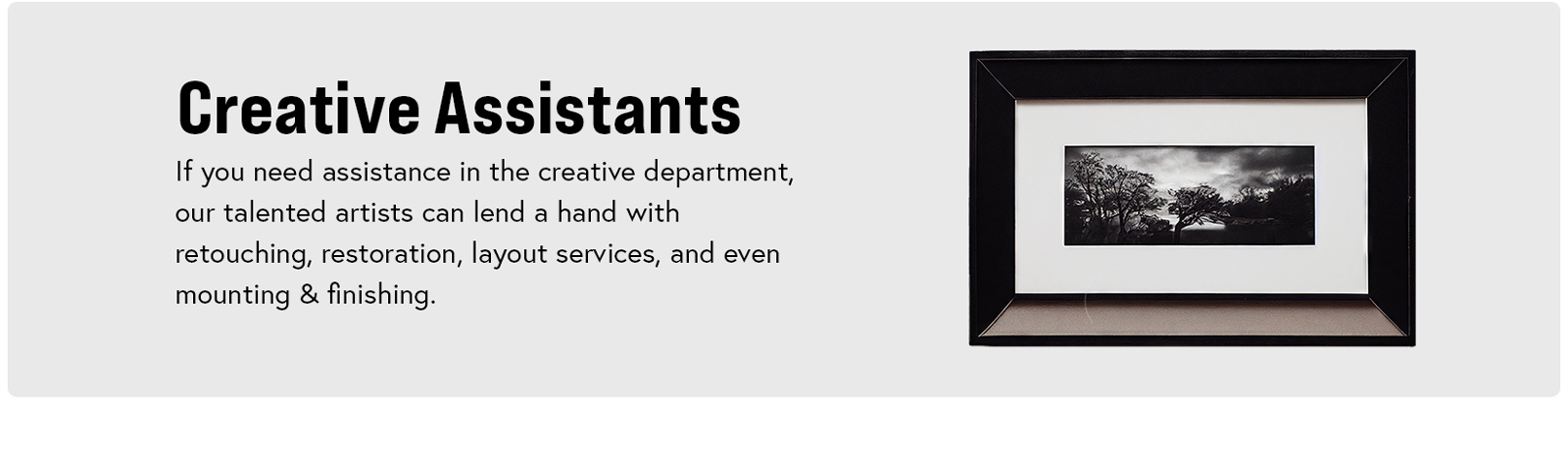 Service Bureau Creative Assistants