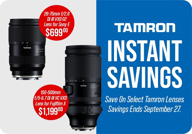 Tamron Savings