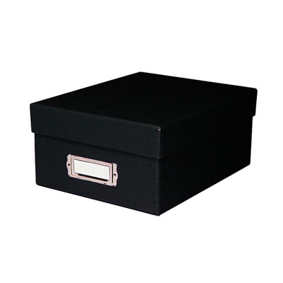 Archival photograph filing box with acid free envelopes