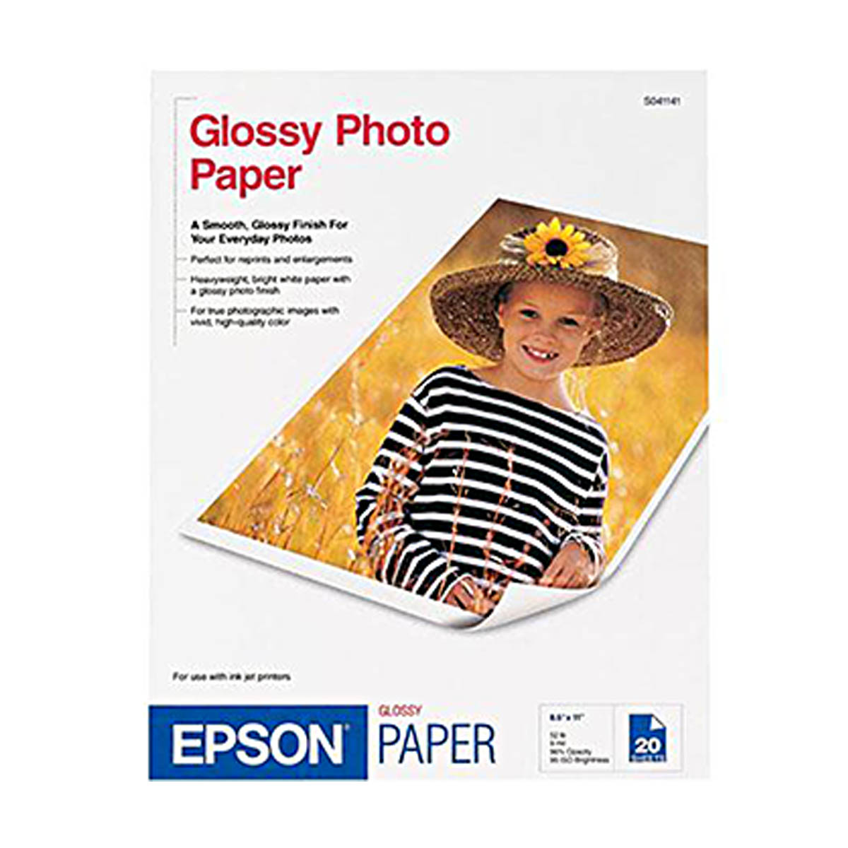 S041156 - Epson Glossy Photo Paper - 20 Sheets