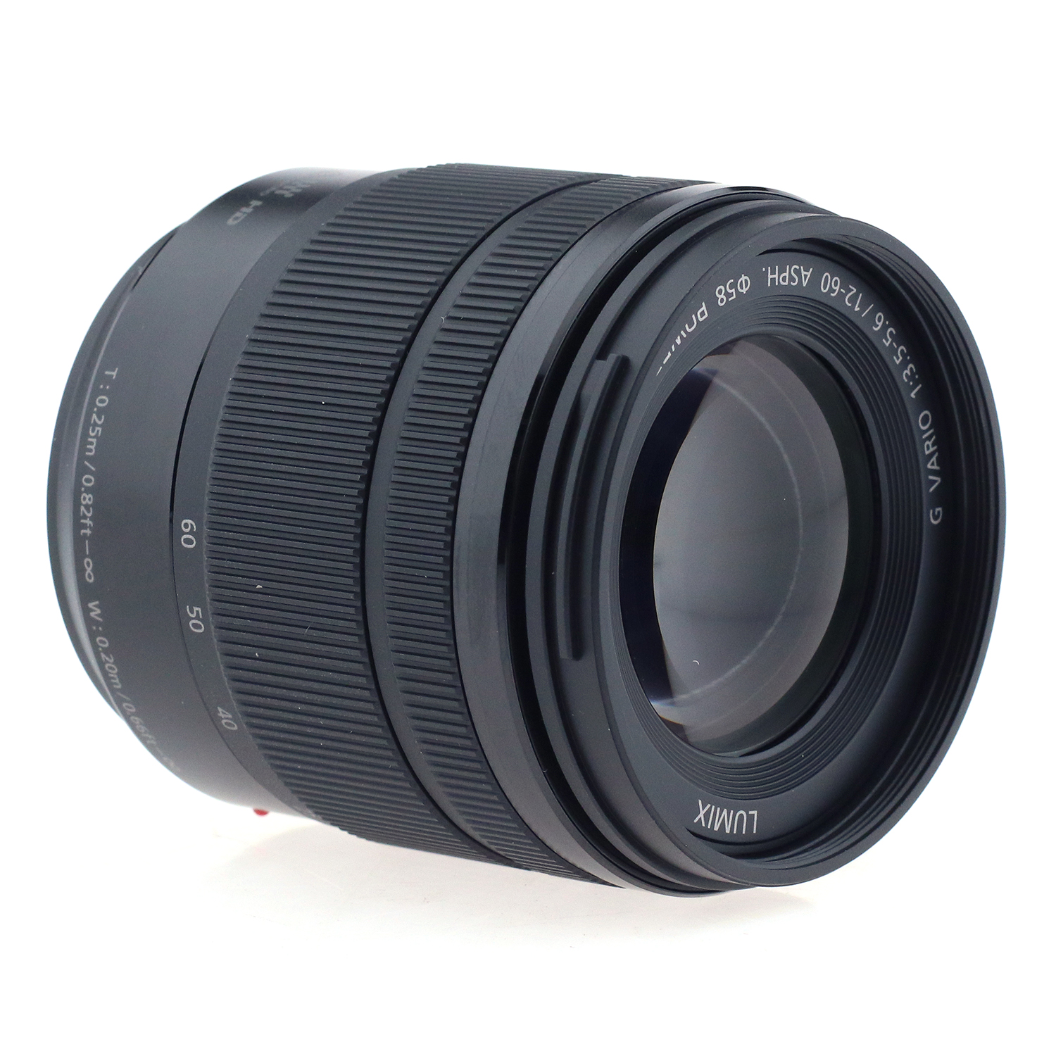 Panasonic | LUMIX G VARIO 12-60mm f3.5-5.6 ASPH. POWER O.I.S. Lens -  Pre-Owned | HFS12060