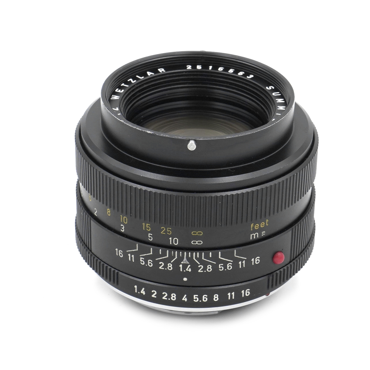 Leica | Summilux-R 50mm f/1.4 Lens (11875) Black - Pre-Owned | 11875