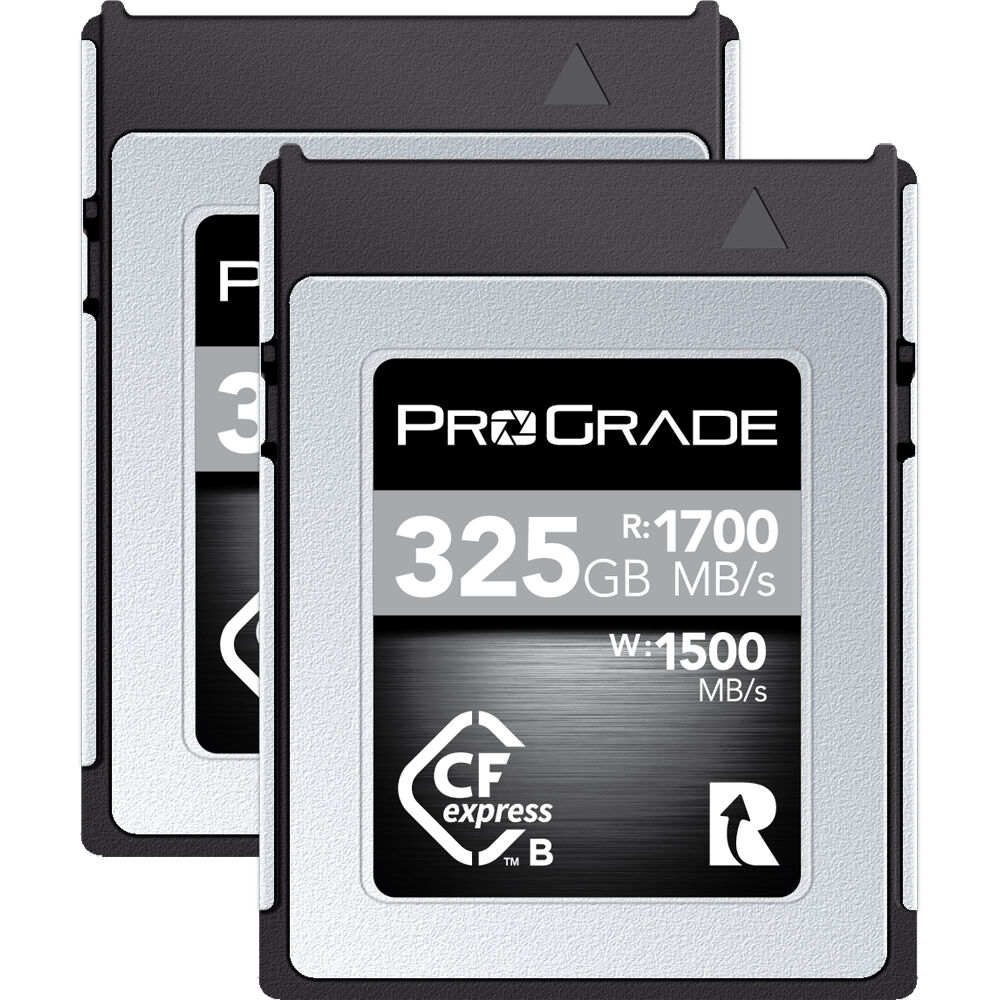 Prograde Digital 325GB CFexpress 2.0 Type B Cobalt Memory Card (2-Pack)