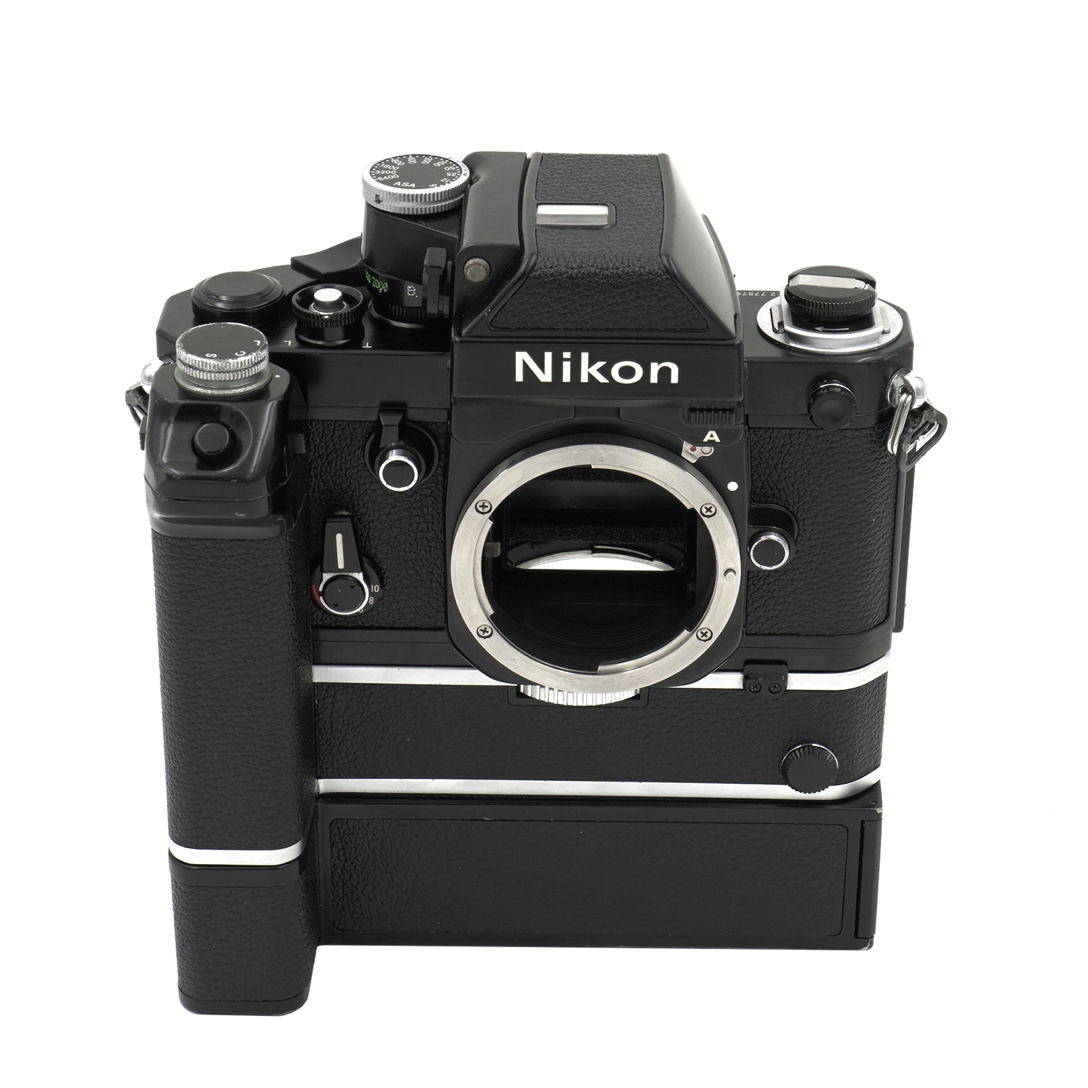 Nikon | F2 MD Body with MD-2 / MB1 & MF1 250 Exposures & 2 MZ-1 ...