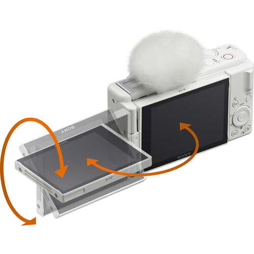 Sony | ZV-1F Vlogging Camera (White) - Pre-Owned | ZV1F/W
