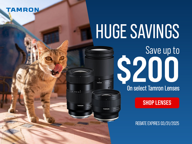 Tamron Savings