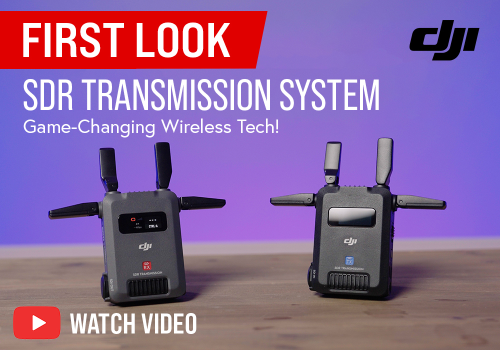 DJI SDR Transmission System: Prosumer Wireless Video Gear with Game-Changing Features!