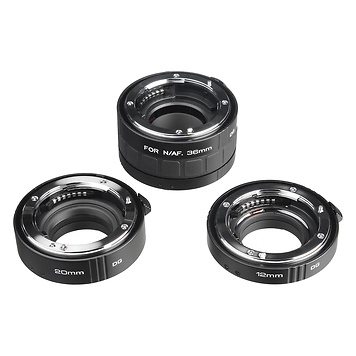 Auto Extension Tube Set DG (12, 20 & 36mm Tubes) for Nikon