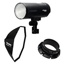 B10X Plus Off Camera Flash Head with 3 ft. OCF Octa Softbox Octa and Off Camera Flash Speedring Image 0