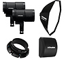 B10X Off Camera Flash Duo Kit with 3 ft. OCF Octa Softbox Octa, Off Camera Flash Speedring, & Rechargeable Lithium-Ion Battery Thumbnail 0