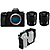 Lumix DC-S5 IIX Mirrorless Digital Camera Body (Black) with Lumix S 50mm f/1.8 Lens, Lumix S 85mm f/1.8 Lens, and Kondor Blue Cage