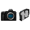 Lumix DC-S5 IIX Mirrorless Digital Camera Body (Black) with Kondor Blue Cage Thumbnail 0