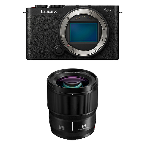 Lumix DC-S9 Mirrorless Digital Camera Body (Jet Black) and Lumix S 85mm f/1.8 Lens Image 0