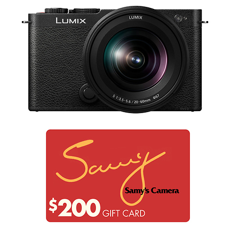 Lumix DC-S9 Mirrorless Digital Camera with 20-60mm Lens (Jet Black) with FREE $200 Gift Card Image 0