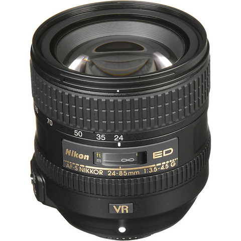 AF-S NIKKOR 24-85mm f/3.5-4.5G ED VR Lens - Pre-Owned Image 0