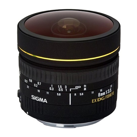 8mm f/3.5 EX DG Circular Fisheye Auto Focus Lens for Canon Image 0