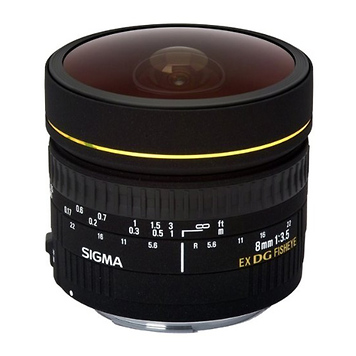 8mm f/3.5 EX DG Circular Fisheye Auto Focus Lens for Canon