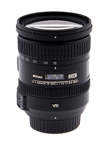 AF-S DX Nikkor 18-200mm f/3.5-5.6G ED VR II Zoom Lens (Open Box) Image 0