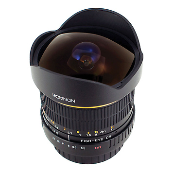 8mm Ultra Wide Angle f/3.5 Fisheye Lens for Canon EF Mount