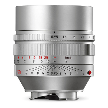 50mm f/0.95 Noctilux M Aspherical Manual Focus Lens (Silver)