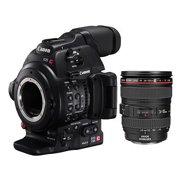 EOS C100 Mark II Cinema EOS Camera with EF 24-105mm f/4L Lens