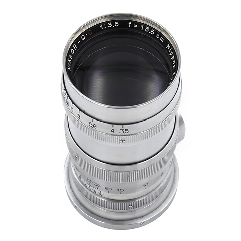 135mm f/3.5 Nikkor Q-C Lens (Chrome) - Pre-Owned Image 2