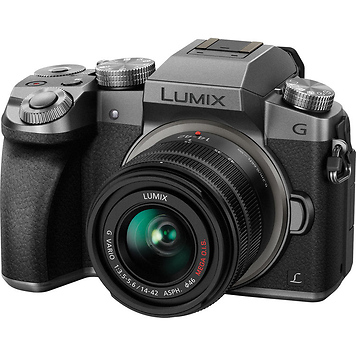 Lumix DMC-G7 Mirrorless Micro Four Thirds Digital Camera with 14-42mm Lens (Silver)