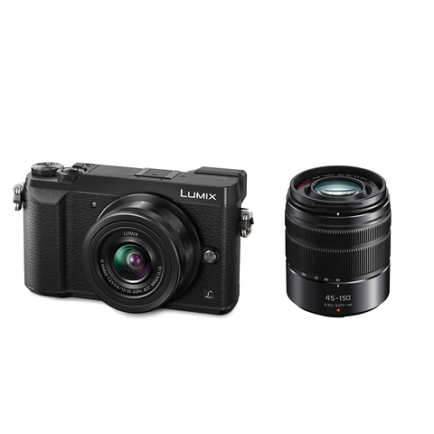 Lumix DMC-GX85 Mirrorless Micro Four Thirds Digital Camera with 12-32mm Lens & 45-150mm Le