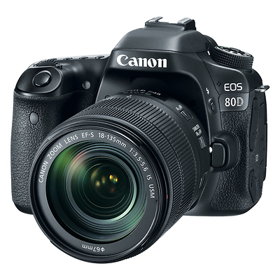 Canon Eos 80d Digital Slr Camera With Ef S 18 135mm F 3 5 5 6 Is Usm Lens