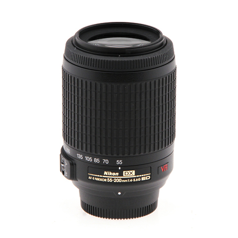 AF-S 55-200mm DX VR f/4.0-5.6 G IF-ED Lens - Pre-Owned Image 0