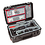 iSeries 2011-7 Case with Photo Dividers and Lid Organizer (Black)