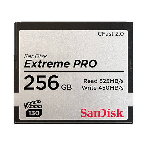 SanDisk 256GB Extreme PRO CFast 2.0 Memory Card (ARRI, Canon, and  BlackMagic Cameras)