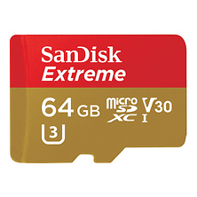 64GB Extreme UHS-I microSDXC Memory Card (60MB/s) Image 0