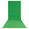 X-Drop Wrinkle-Resistant Backdrop Chroma-Key Green Sweep (5 x 12 ft.)