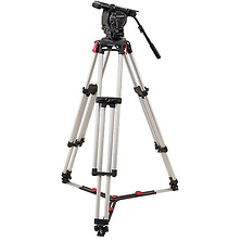 Ultimate 2575D Head & Cine HD Mitchell Top Plate Tripod System with Floor Spreader Image 0