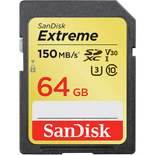 64GB Extreme UHS-I SDXC Memory Card (60MB/s) Image 0