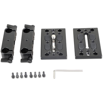 Smallrig Tripod Mounting Kit With 2 X Plates And 2 X 15mm Rod Clamps