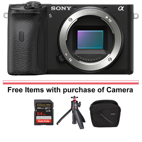 Sony Alpha a6600 24.2 Megapixel Mirrorless Camera Body Only, Black 