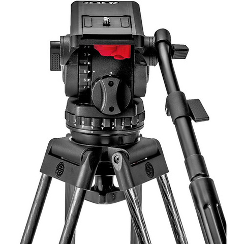 Video 18 S2 Fluid Head & ENG 2 CF Tripod System with Ground Spreader Image 4