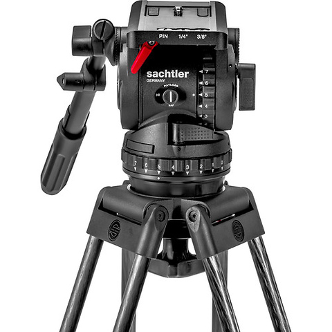 Video 18 S2 Fluid Head & ENG 2 CF Tripod System with Ground Spreader Image 7