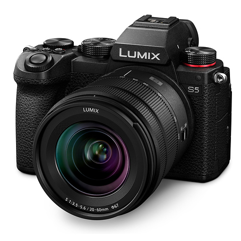 Boomgaard zanger Centimeter Panasonic Lumix DC-S5 Mirrorless Digital Camera with 20-60mm Lens Kit  (Black) and Lumix S 85mm f/1.8