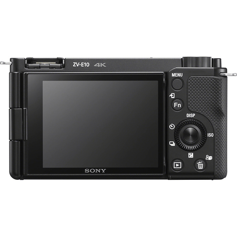 Sony Alpha ZV-E10 - APS-C Interchangeable Lens Mirrorless Vlog Camera -  Black (ILCZV-E10/B)