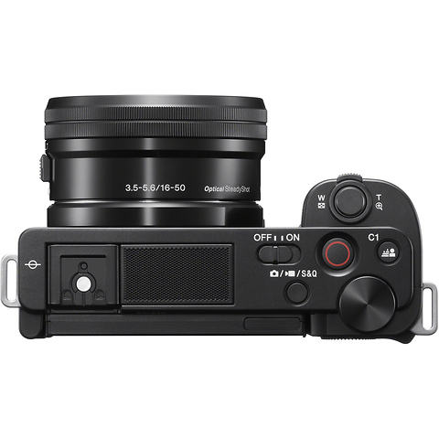 Sony Alpha ZV-E10 Mirrorless Digital Camera with 16-50mm Lens (Black)
