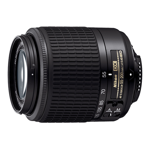 AF-S 55-200mm f/4-5.6G DX ED Lens - Pre-Owned Image 0