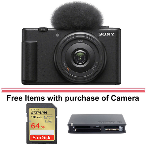 ZV-1F Vlogging Camera (Black) with Sony Vlogger's Accessory KIT (ACC-VC1) Image 10