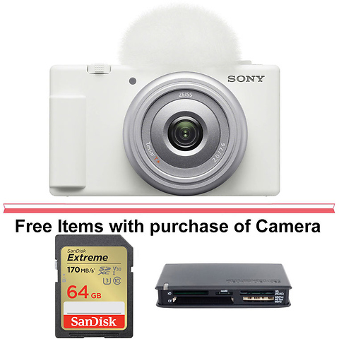 ZV-1F Vlogging Camera (White) with Sony Vlogger's Accessory KIT (ACC-VC1) Image 10